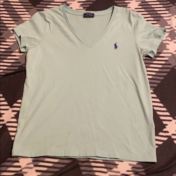 Polo Ralph Lauren Tops - Polo Ralph Lauren Sea Foam Green Tee *EUC*